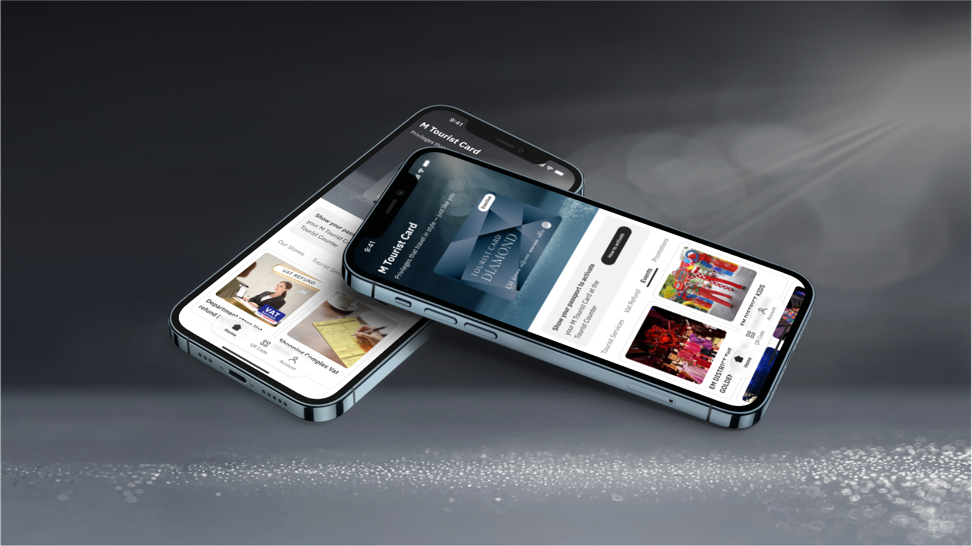 M Tourist Diamond card mobile app preview